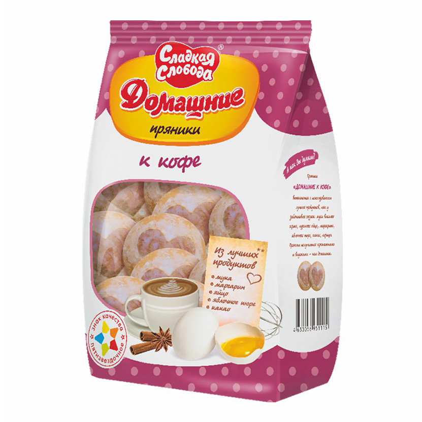 

Пряники Сладкая слобода Домашние к кофе 350 г