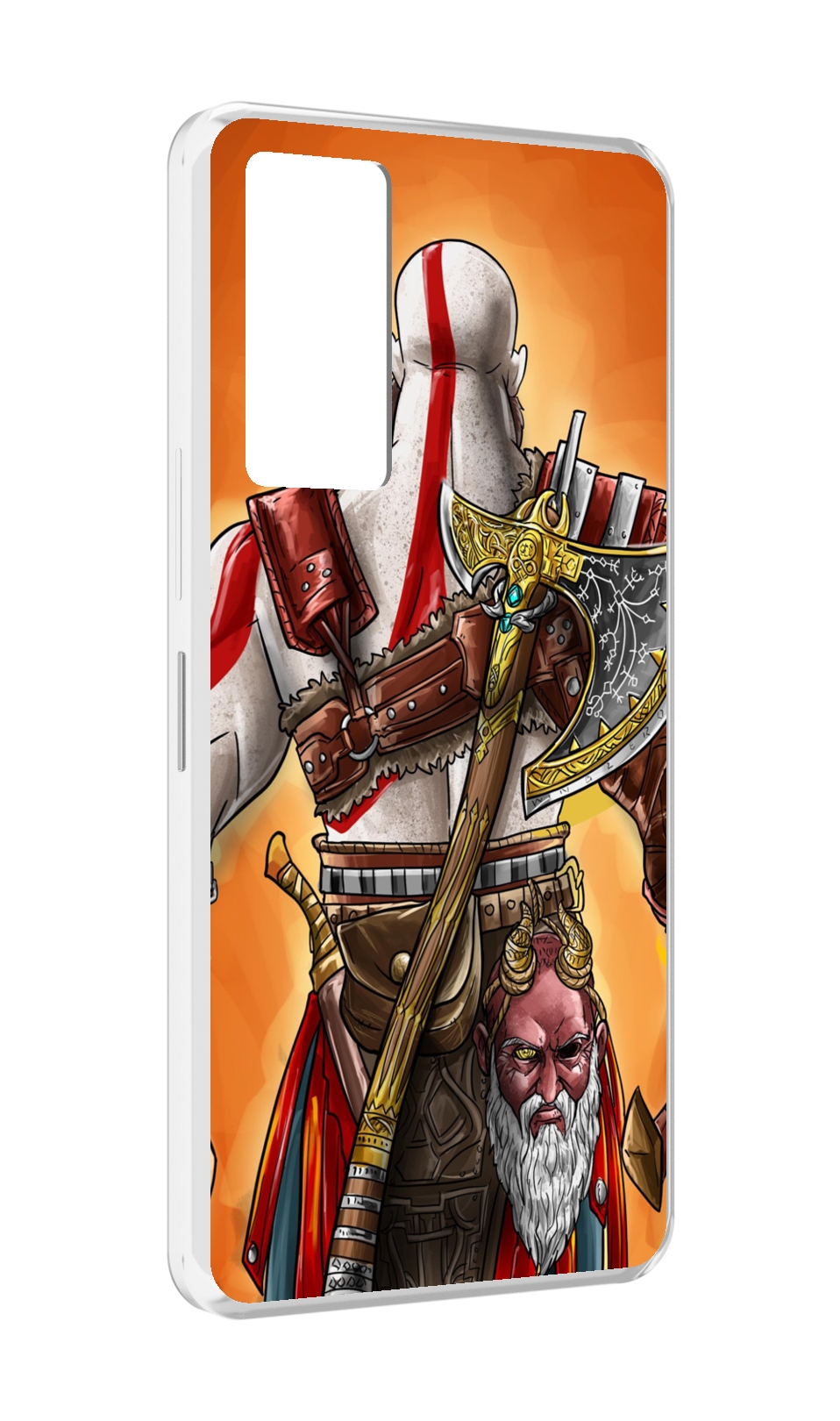 

Чехол MyPads God of War для Infinix Note 11, Прозрачный, Tocco