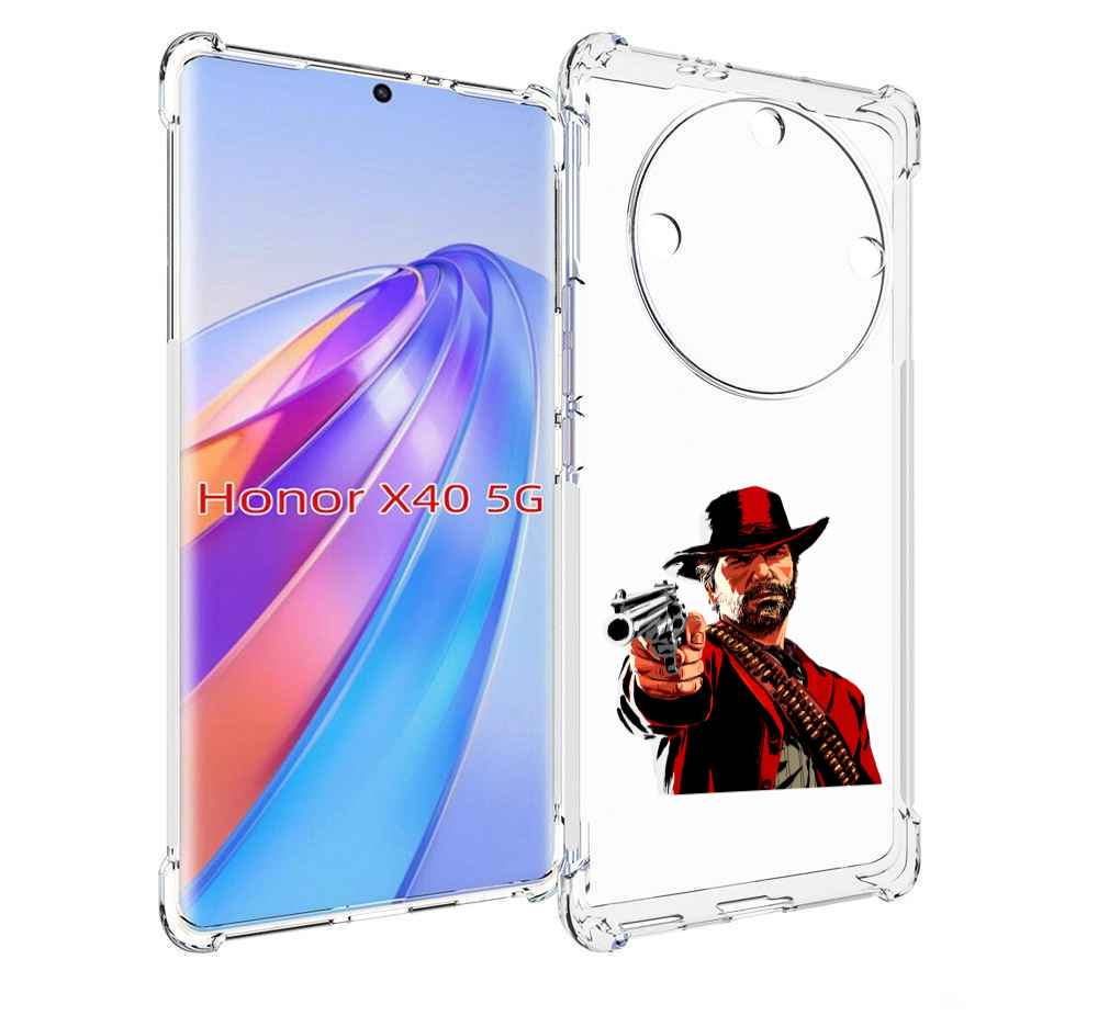 

Чехол MyPads Red-Dead-Redemption-2-РДР-2 для Honor X40, Прозрачный, Tocco