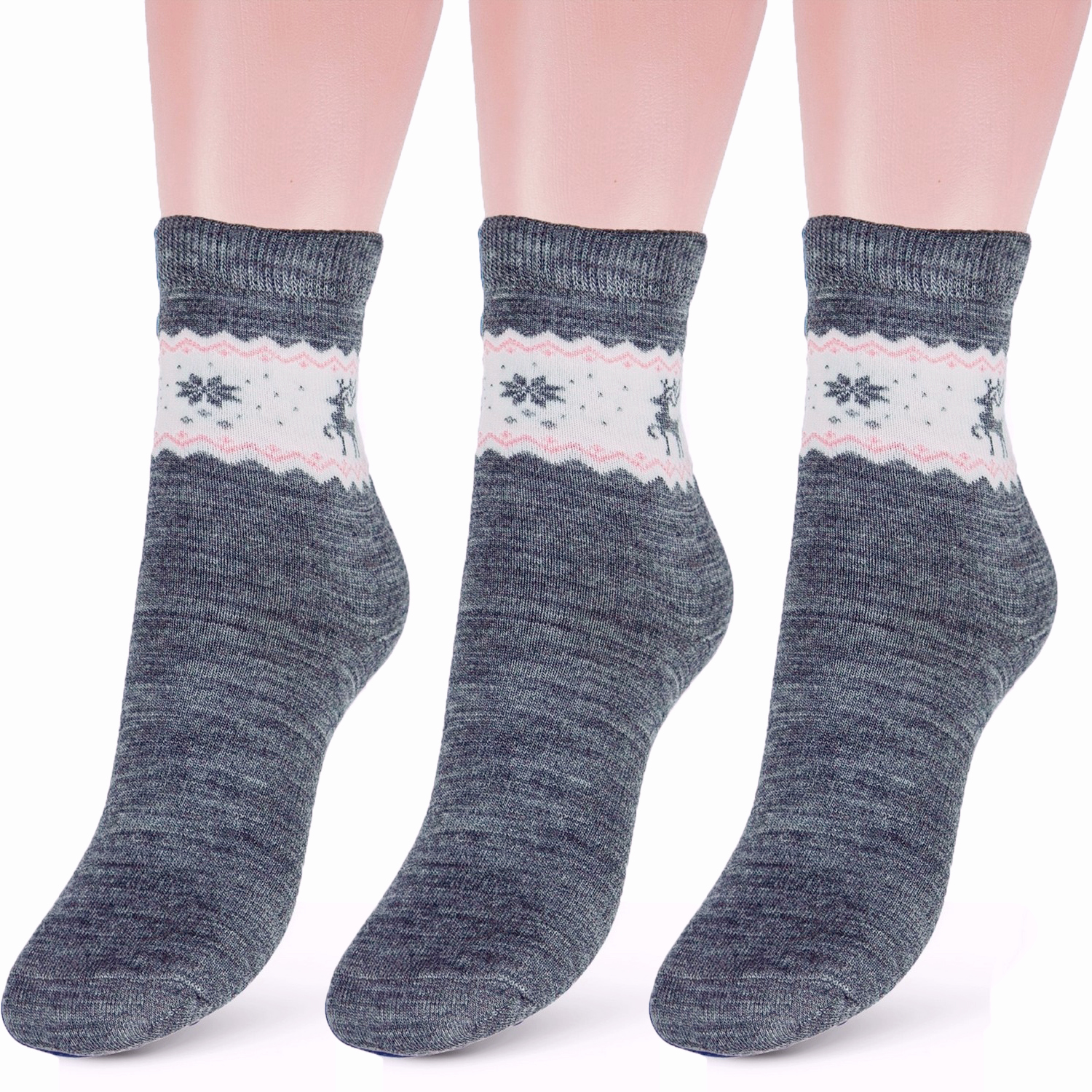 

Носки детские для девочек Rusocks 3-Д3-38278 Цвет серый размер 22-24, 3-Д3-38278
