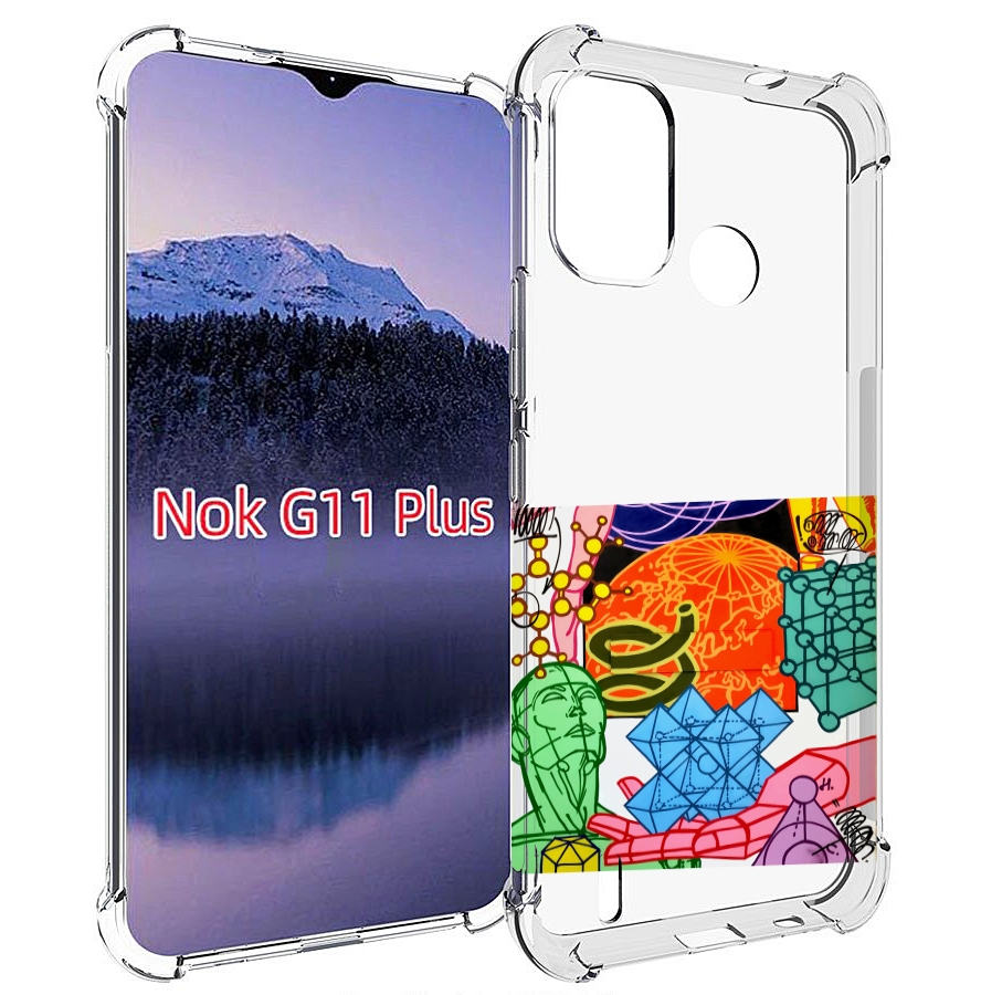 

Чехол MyPads физика-химия для Nokia G11 Plus, Прозрачный, Tocco