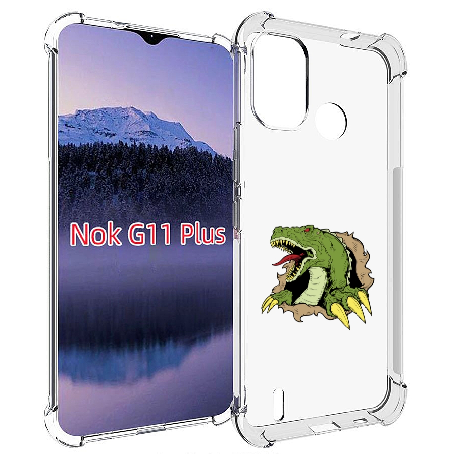

Чехол MyPads годзила для Nokia G11 Plus, Прозрачный, Tocco