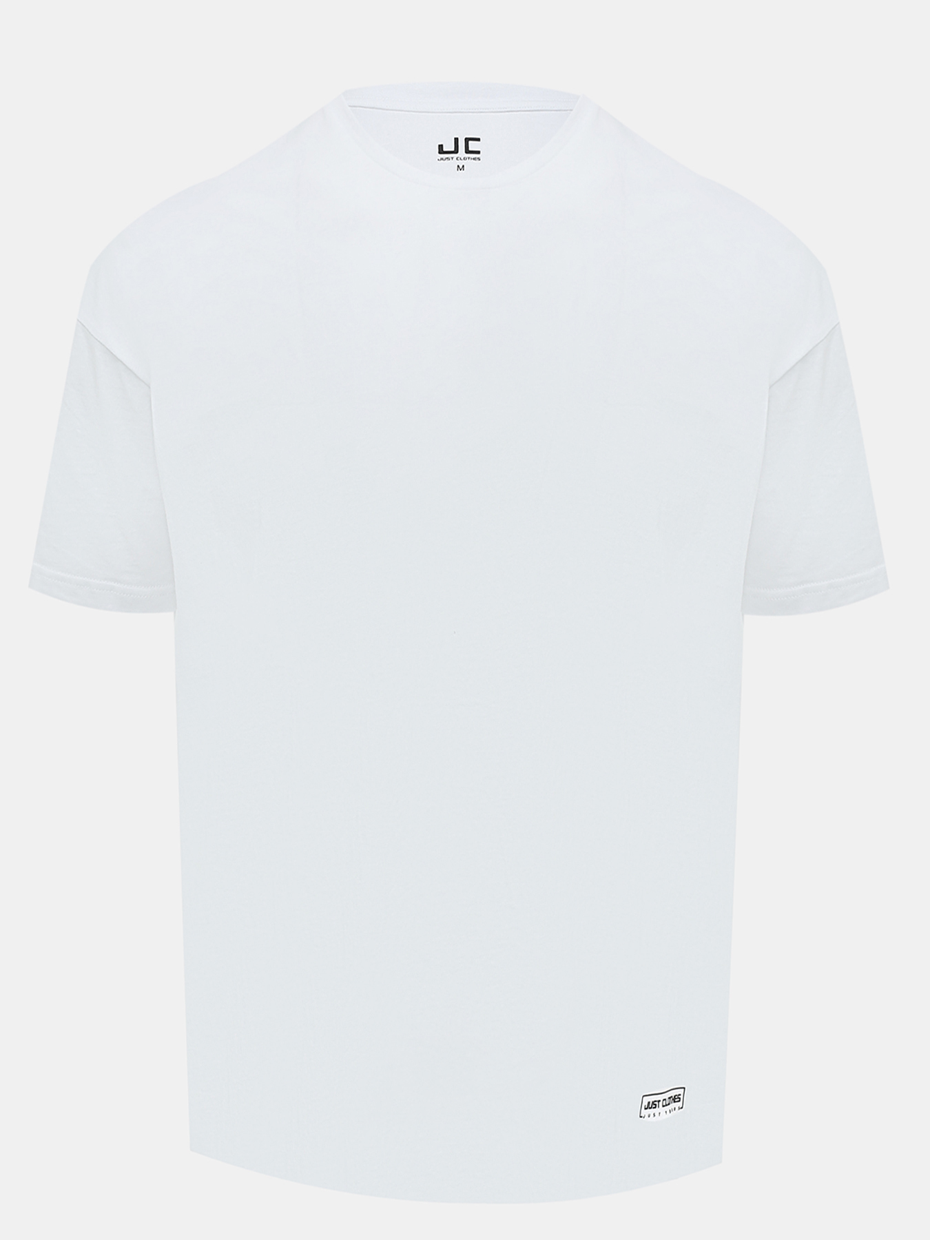 

Футболка мужская Just Clothes 000000446 белая 52 RU, Белый, 000000446