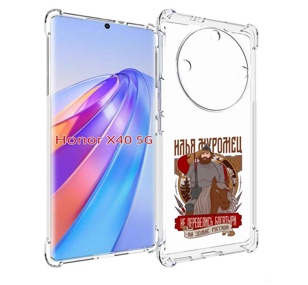 

Чехол MyPads Илья Муромец для Honor X40, Прозрачный, Tocco