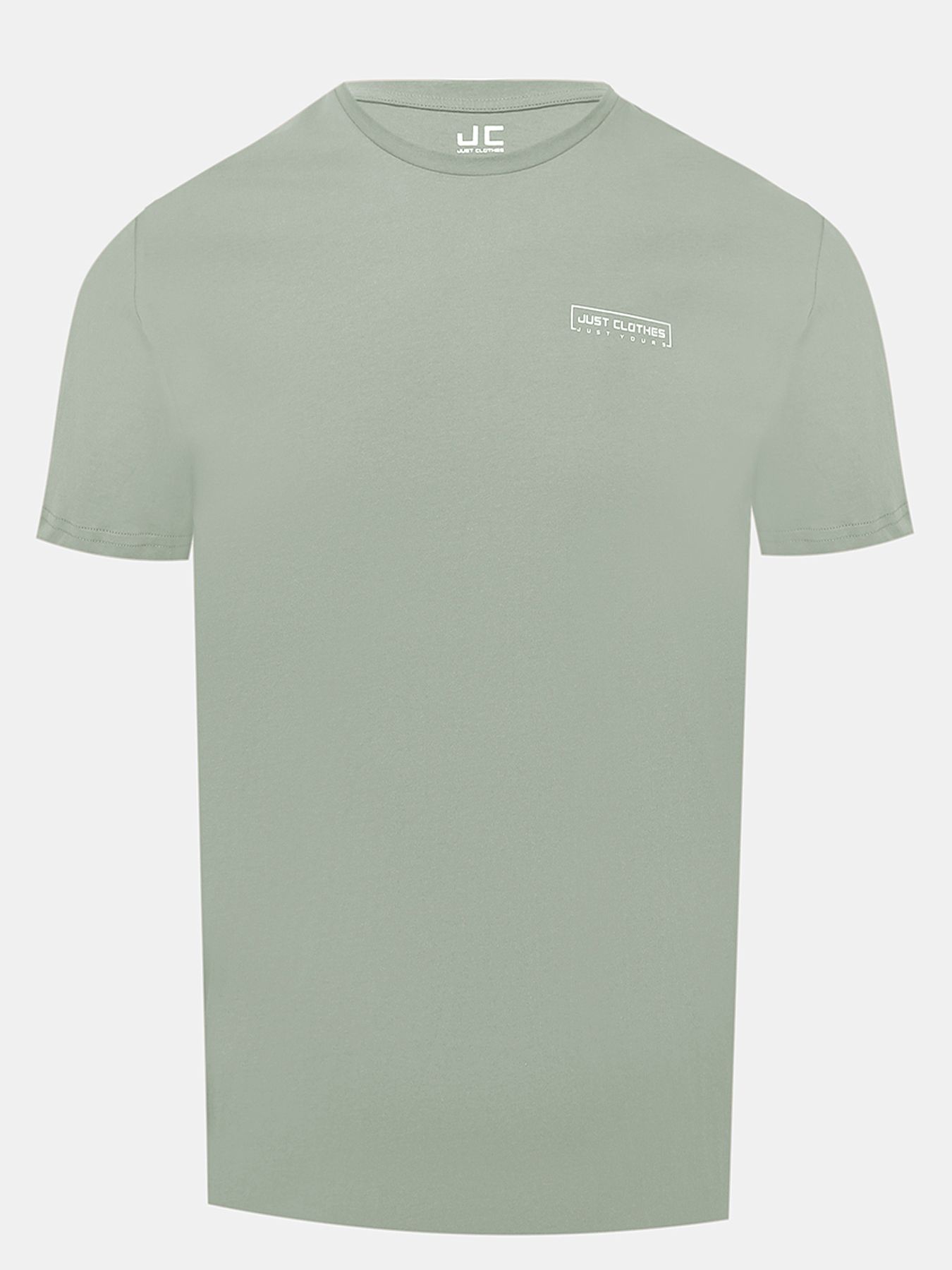 

Футболка мужская Just Clothes 000000420 зеленая 52 RU, Зеленый, 000000420