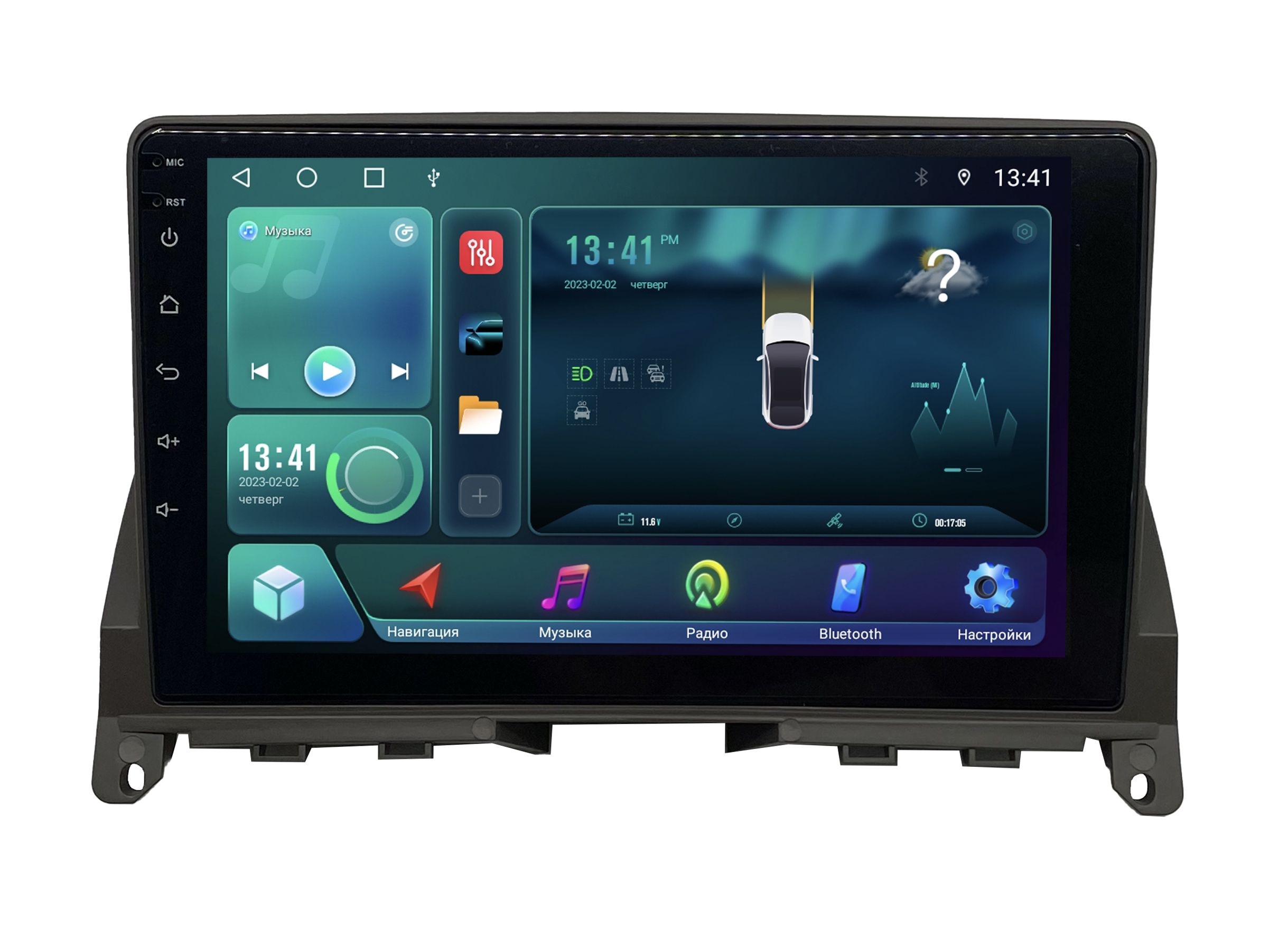 Штатная магнитола Zenith Mercedes-Benz C Class W204 2006-2011 Android 12 464 GB 3361500₽