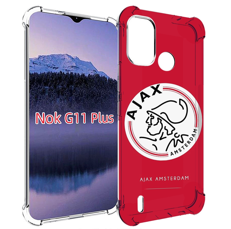 

Чехол MyPads фк аякс амстердам для Nokia G11 Plus, Прозрачный, Tocco