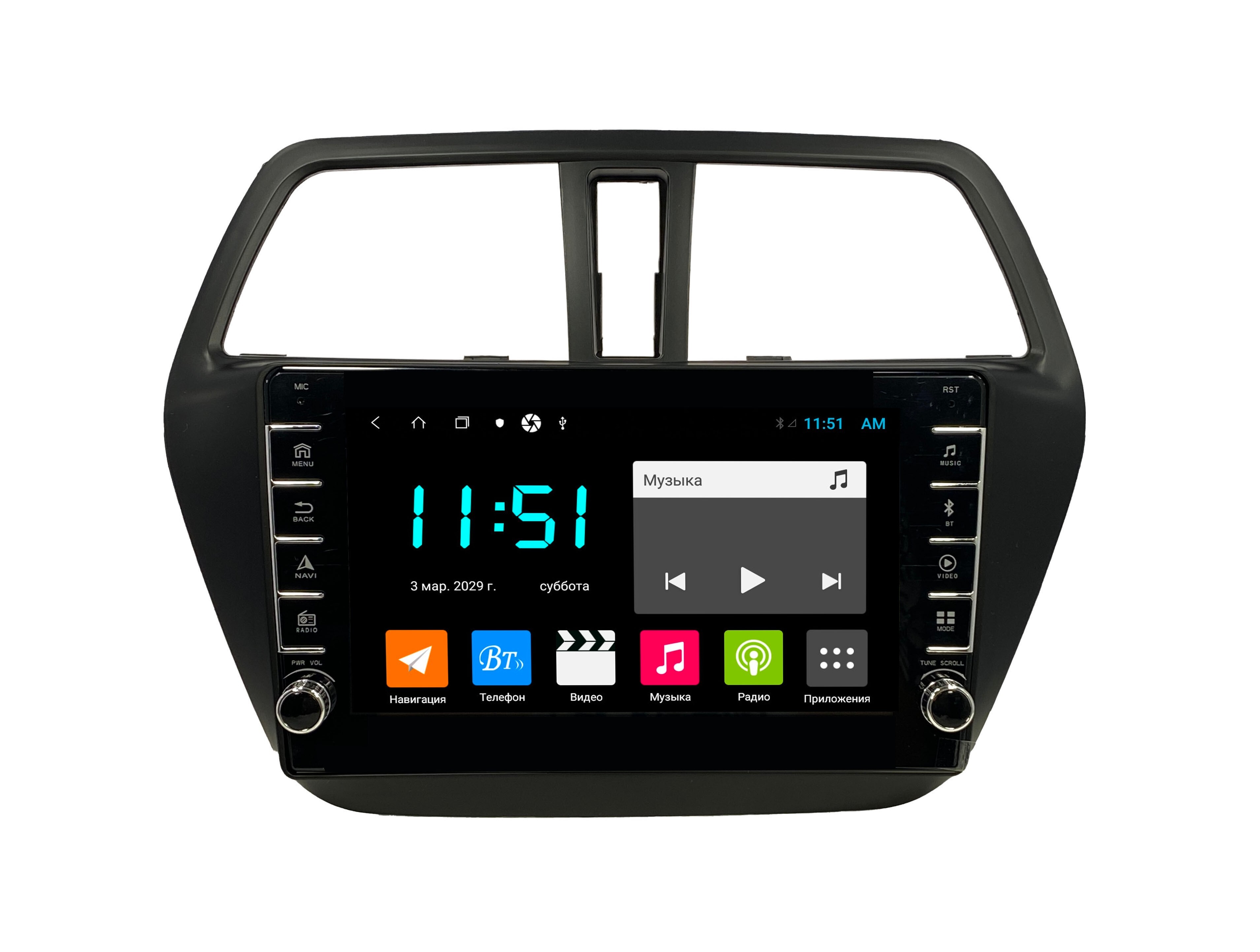 Штатная автомагнитола Zenith Suzuki SX4 2013-2022 Android 12 464GB с крутилками 3232200₽