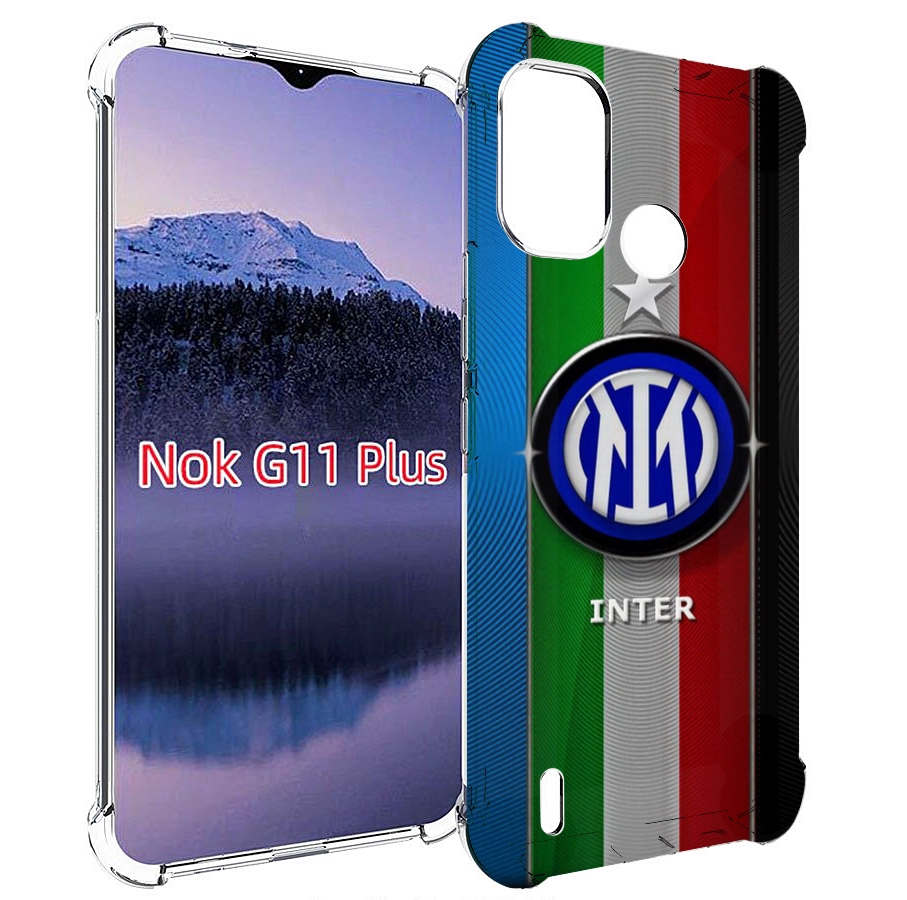 

Чехол MyPads фк интер милан для Nokia G11 Plus, Прозрачный, Tocco