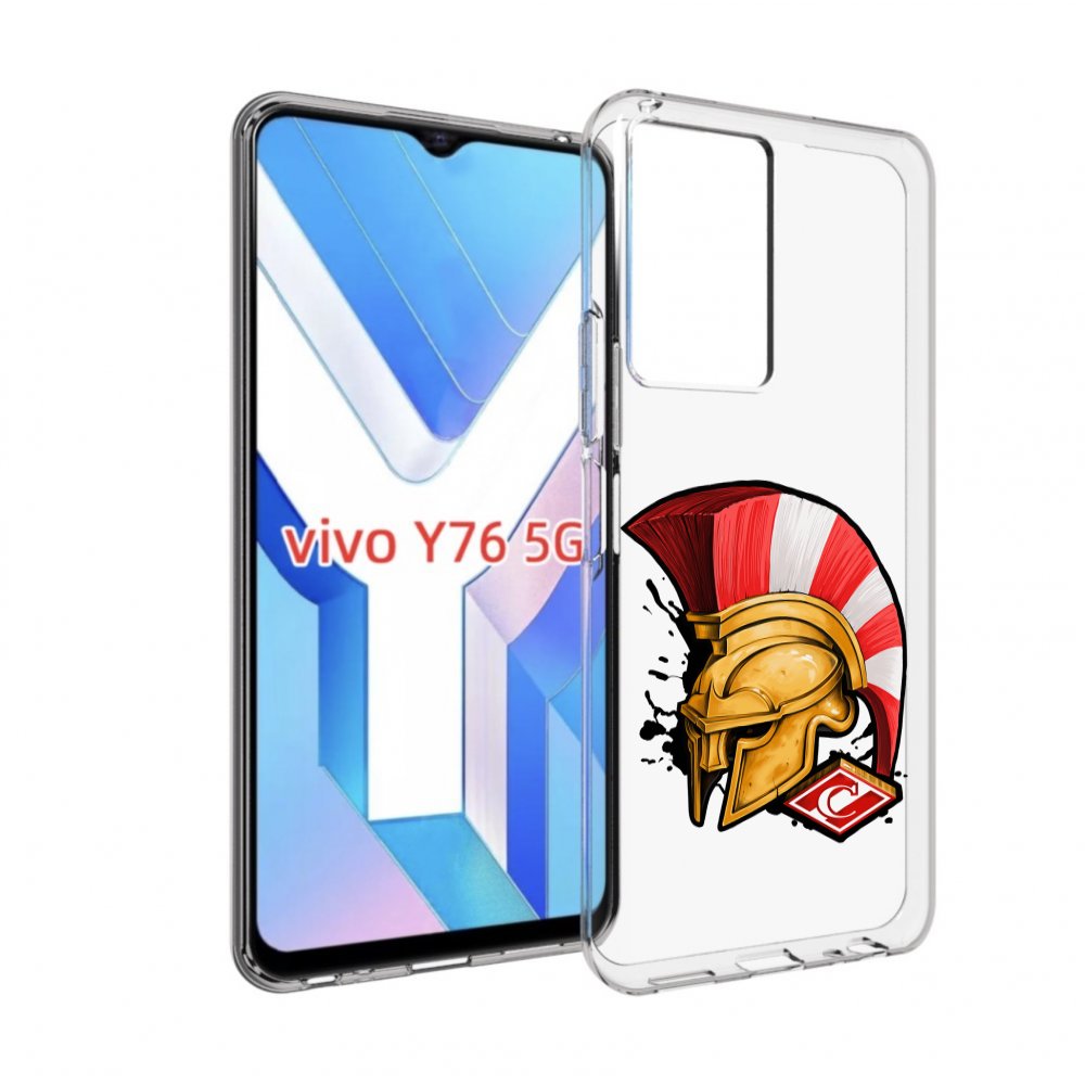 

Чехол MyPads ФК спартак шлем для Vivo Y76 5G, Прозрачный, Tocco