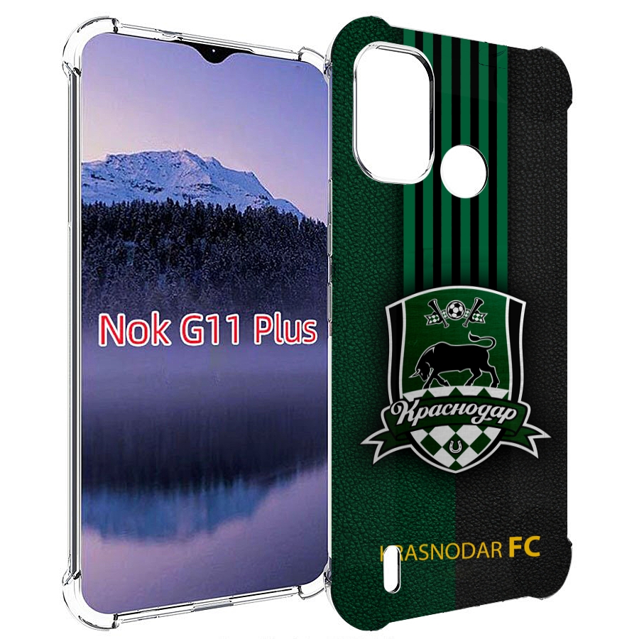 

Чехол MyPads фк краснодар мужской для Nokia G11 Plus, Прозрачный, Tocco