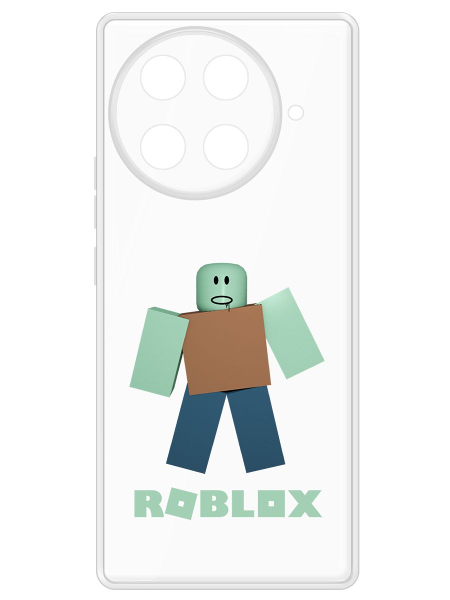 

Чехол-накладка Krutoff Clear Case Roblox-Зомби для Tecno Camon 30S Pro, Прозрачный