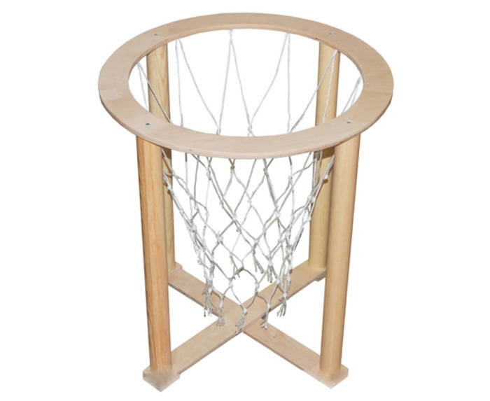 Корзина Напольная для мячей, диаметр 50 см, высота 63 см баскетбольная корзина abtoys c сеткой и креплениями диаметр корзины 42 см