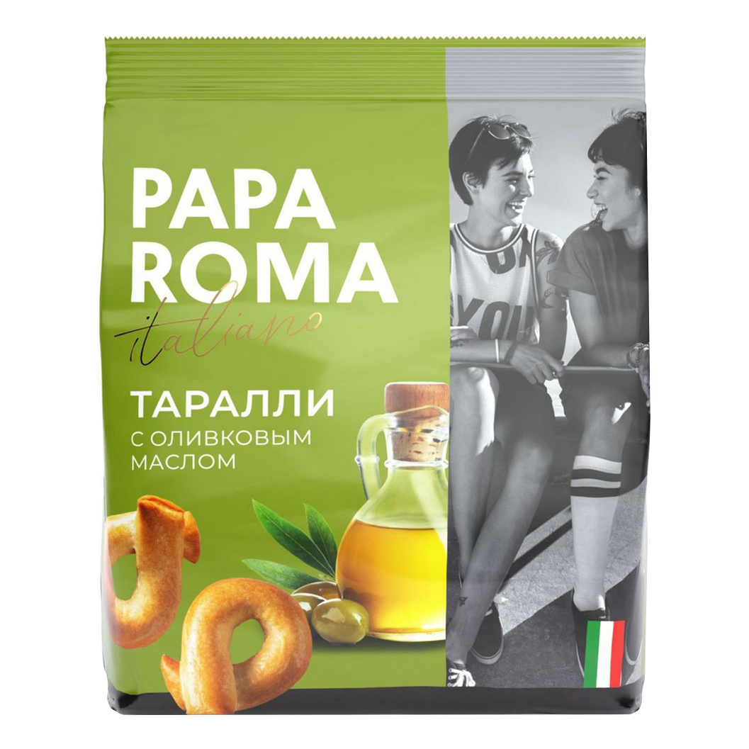 Таралли Papa Roma с оливковым маслом 180 г