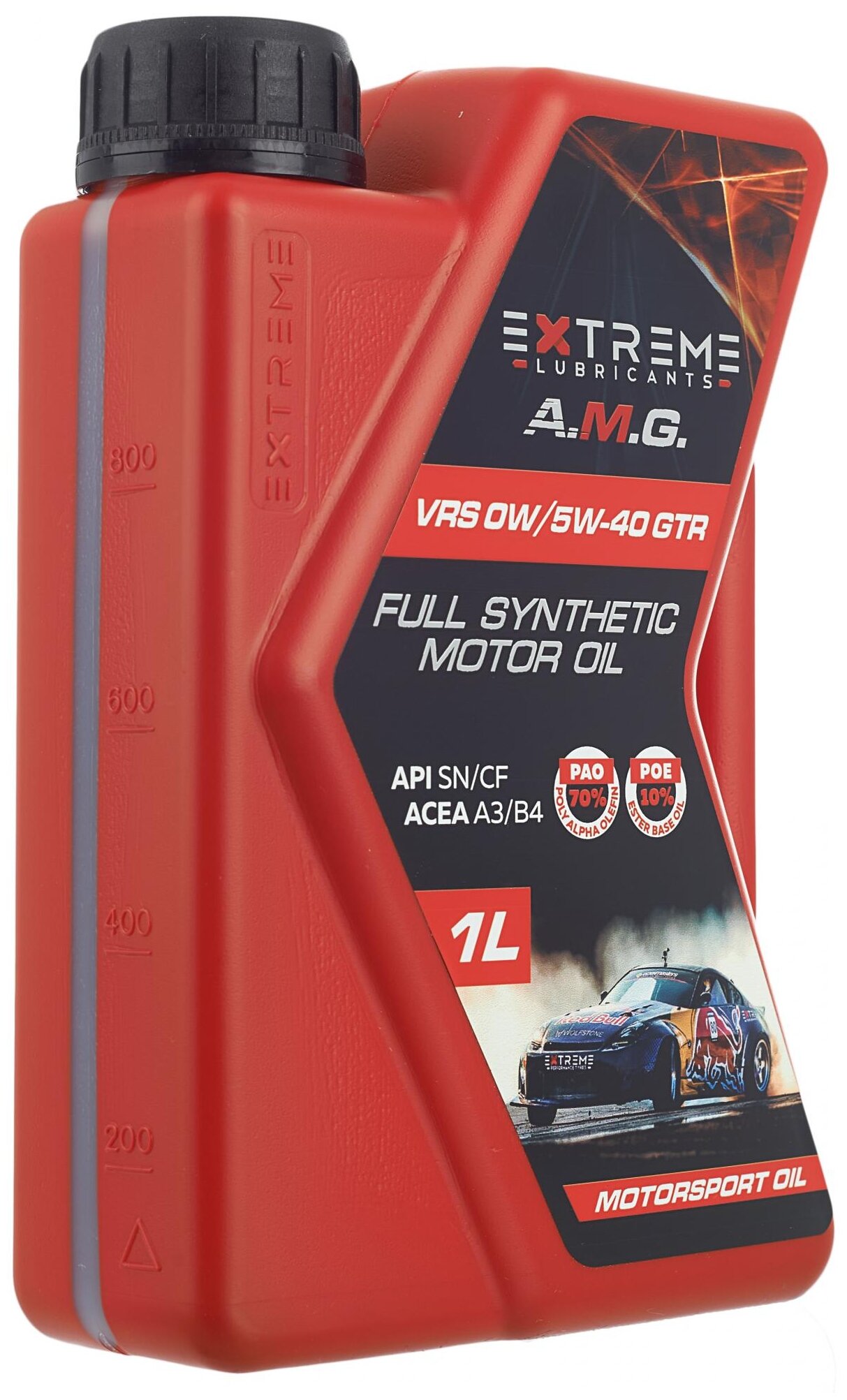 

Синтетическое моторное масло EXTREME LUBRICANTS A.M.G. VRS 0W/5W-40 GTR 1 л, 33500