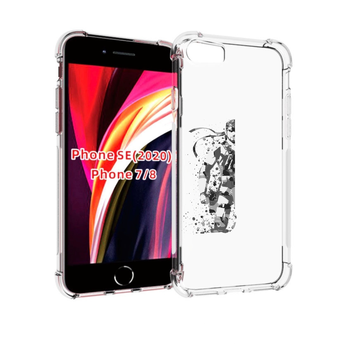 

Чехол MyPads Metal Gear Solid Snakes для iPhone 7 4.7 / iPhone 8 / iPhone SE 2 (2020), Прозрачный, Tocco