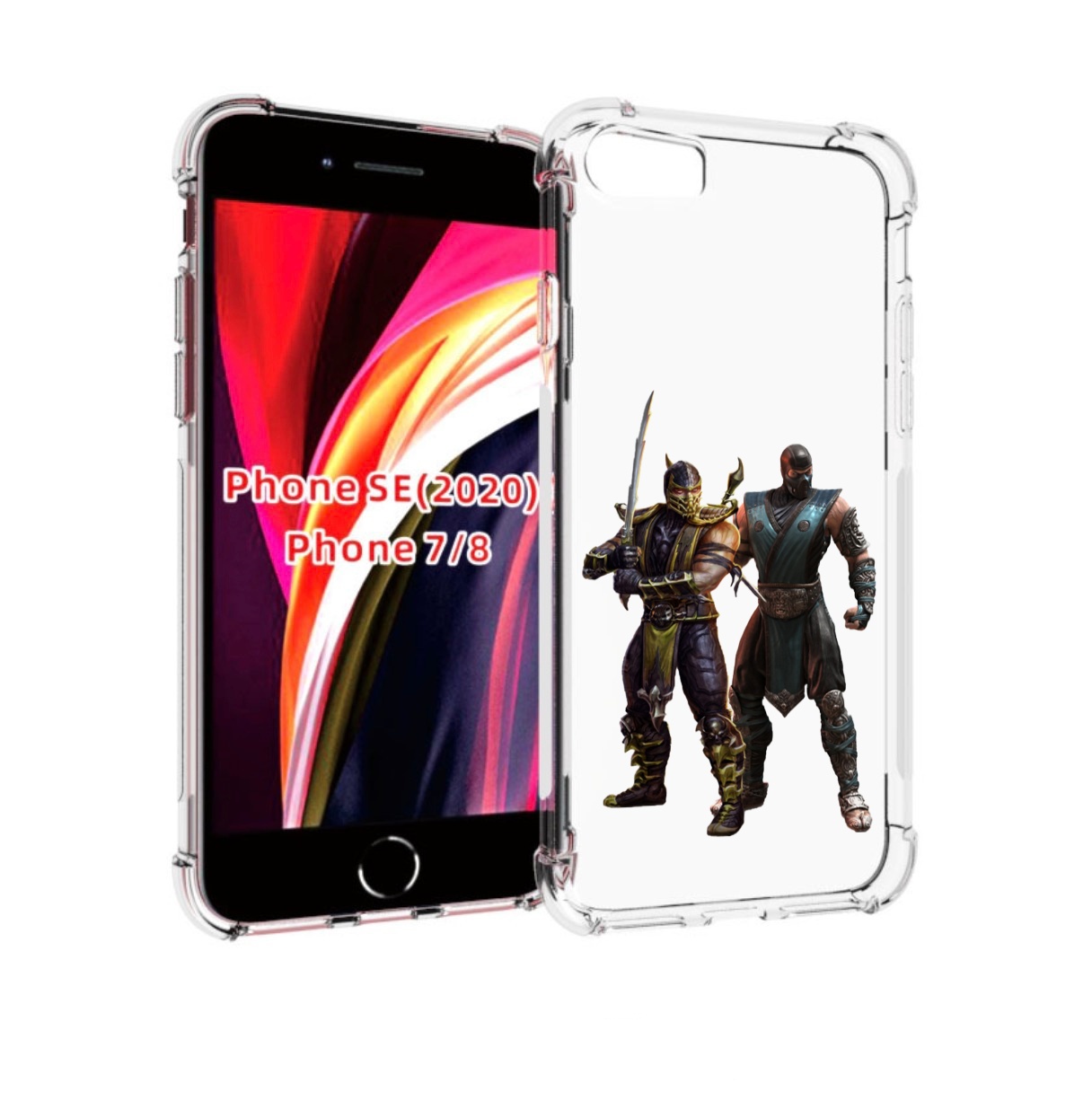 

Чехол MyPads Mortal-Kombat-1 для iPhone 7 4.7 / iPhone 8 / iPhone SE 2 (2020), Прозрачный, Tocco