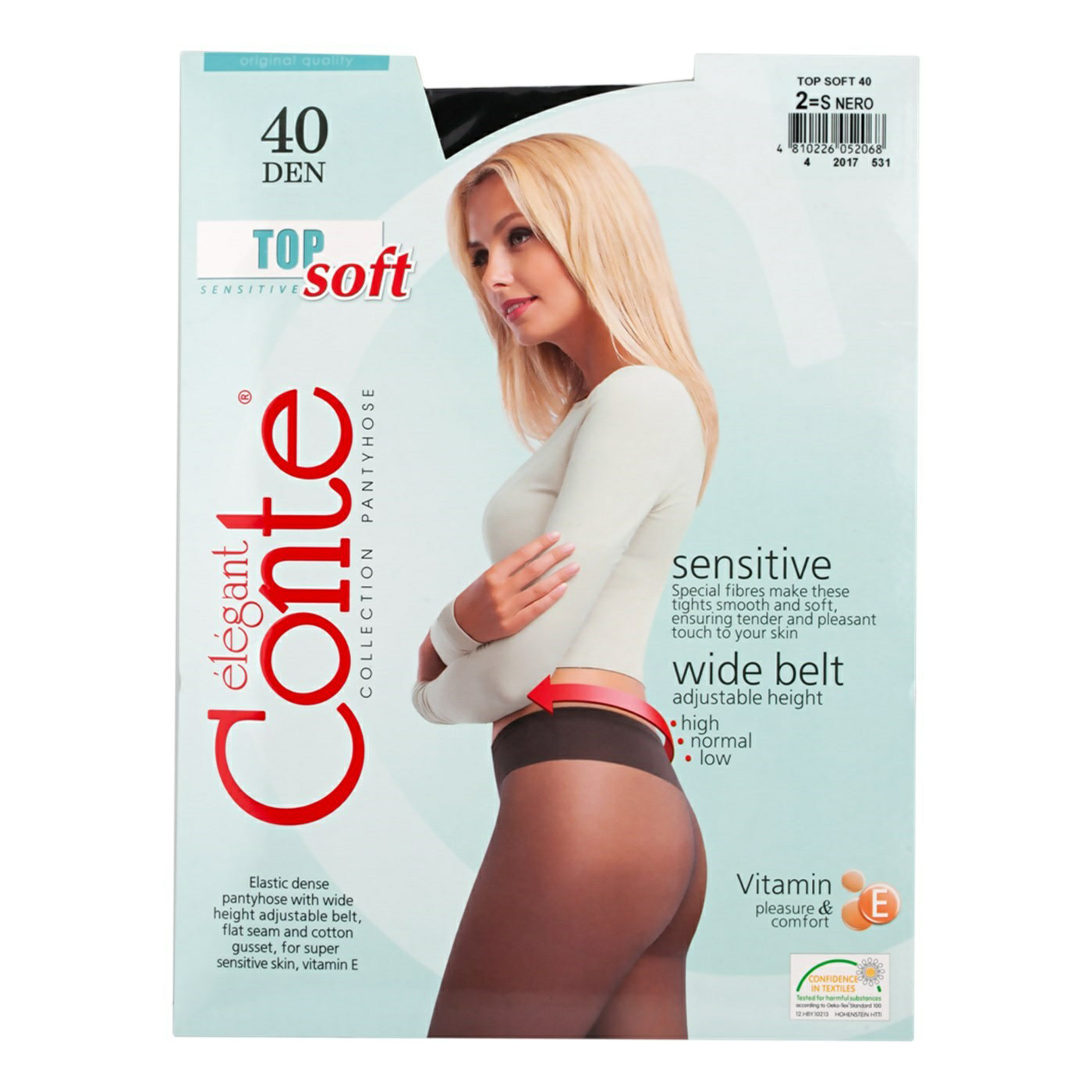 

Колготки женские Conte черные 2, Черный