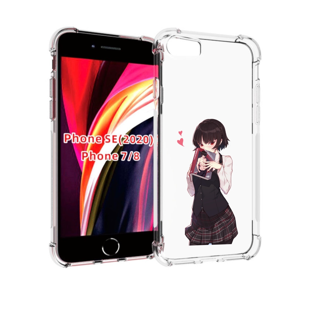 

Чехол MyPads Persona 5 - Makoto Niijima для iPhone 7 4.7 / iPhone 8 / iPhone SE 2, Прозрачный, Tocco