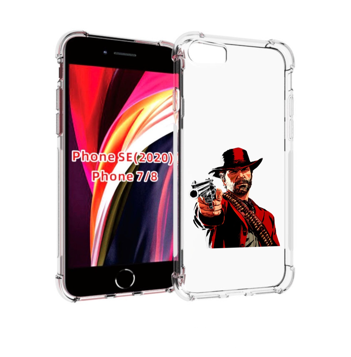 

Чехол MyPads Red-Dead-Redemption-2-РДР-2 для iPhone 7 4.7 / iPhone 8 / iPhone SE 2, Прозрачный, Tocco