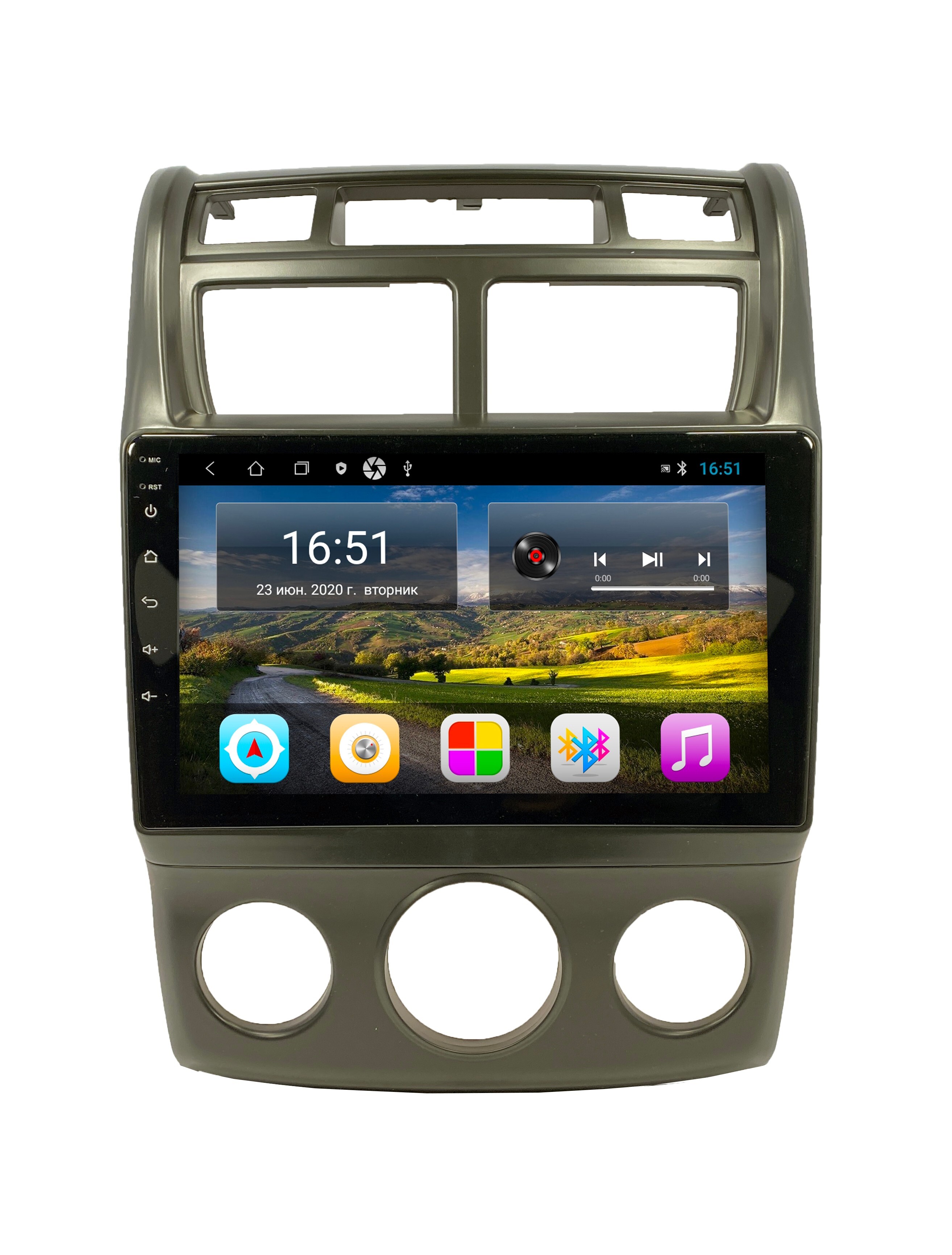 Штатная автомагнитола Zenith KIA Sportage 2004-2010 Кондиционер Android 12 216GB 1826900₽