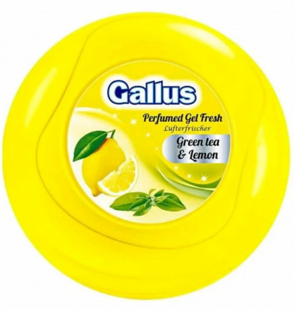 Гелевый освежитель воздуха Gallus Зелёный чай и лимон, 150 г