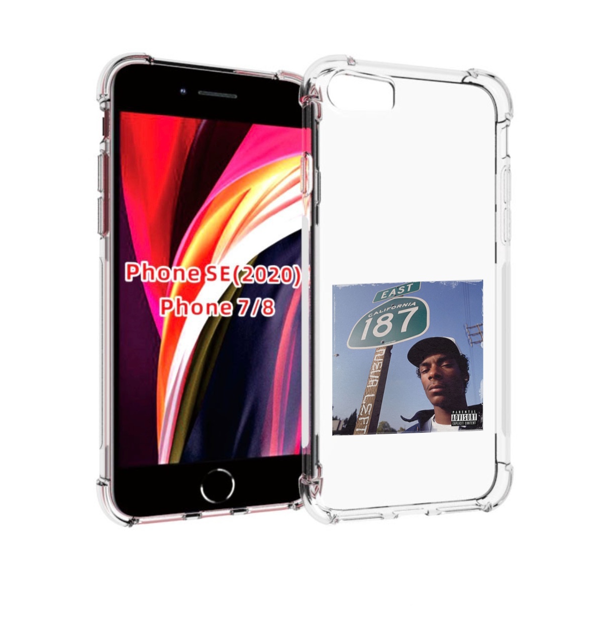 

Чехол MyPads Snoop Dogg NEVA LEFT для iPhone 7 4.7 / iPhone 8 / iPhone SE 2 (2020), Прозрачный, Tocco