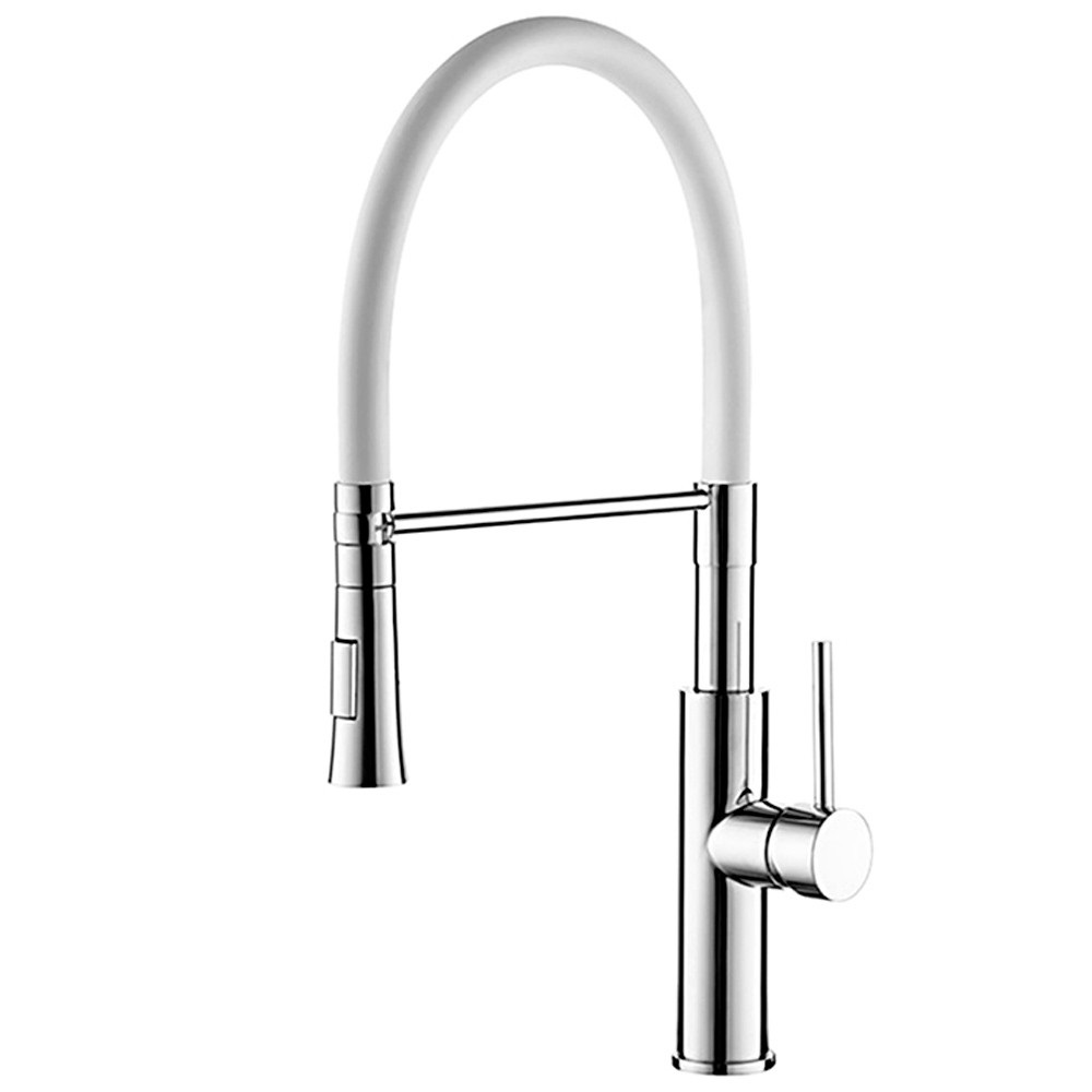 

Cмеситель для кухни Ledeme L4097-3, Белый