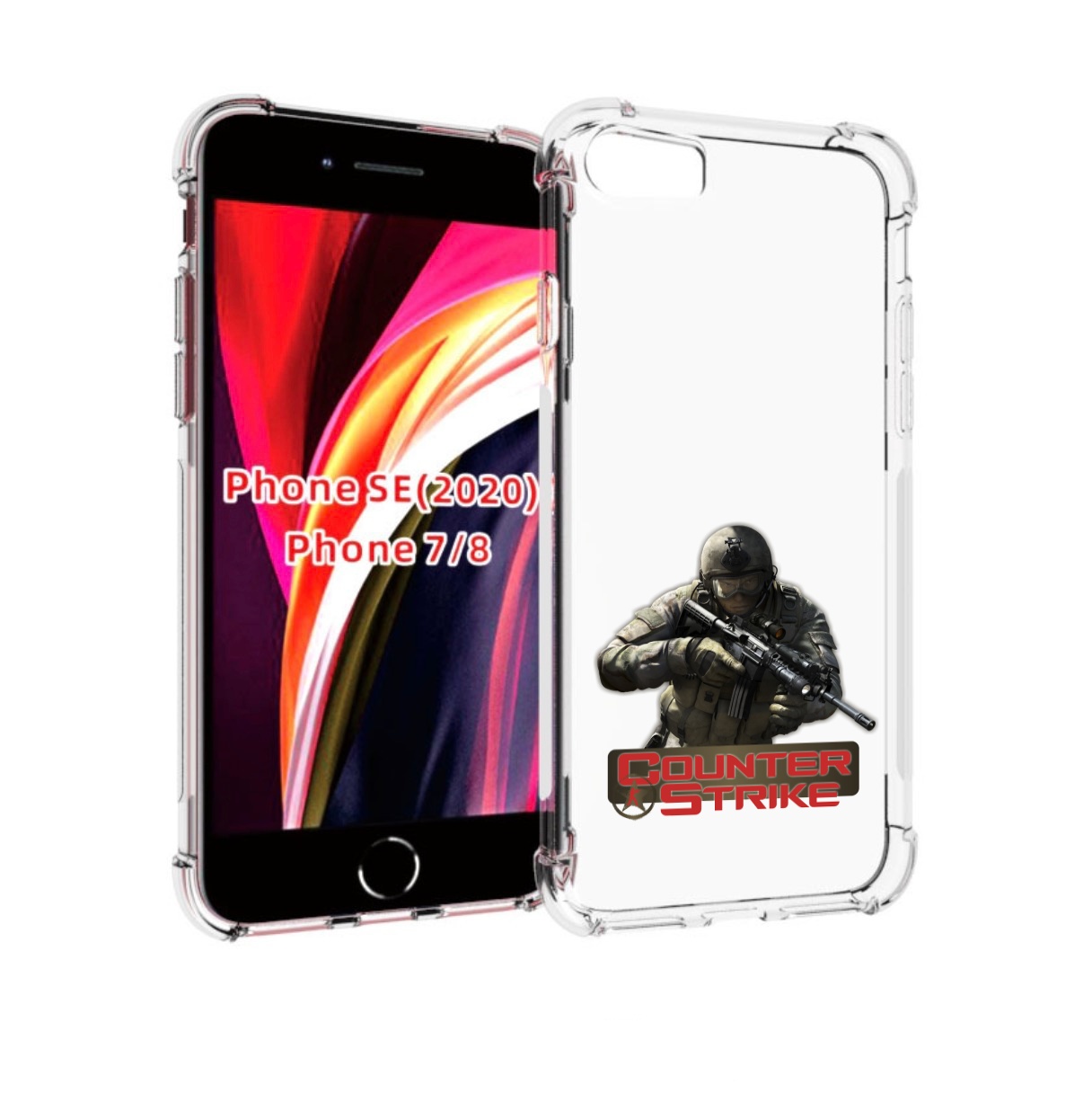 

Чехол MyPads Контра для iPhone 7 4.7 / iPhone 8 / iPhone SE 2 (2020), Прозрачный, Tocco