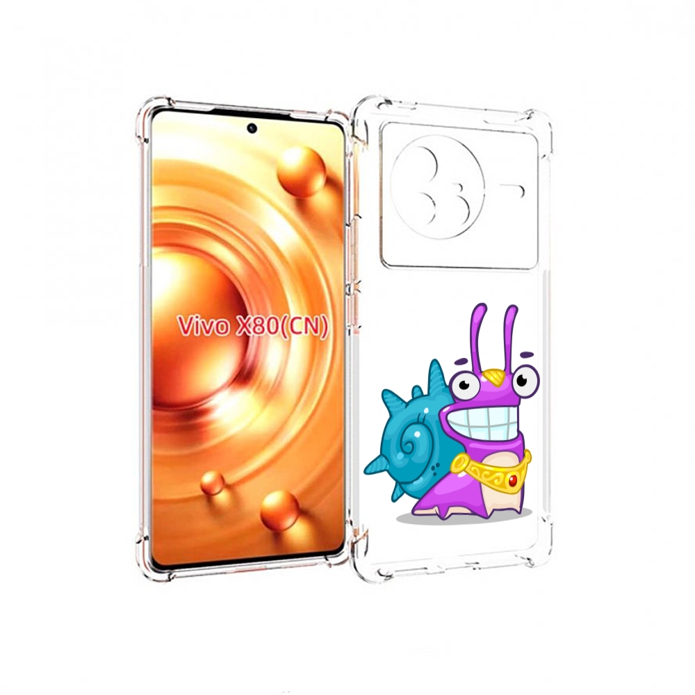 

Чехол Mypads Улитка-Принц Для Vivo X80, Прозрачный, Tocco