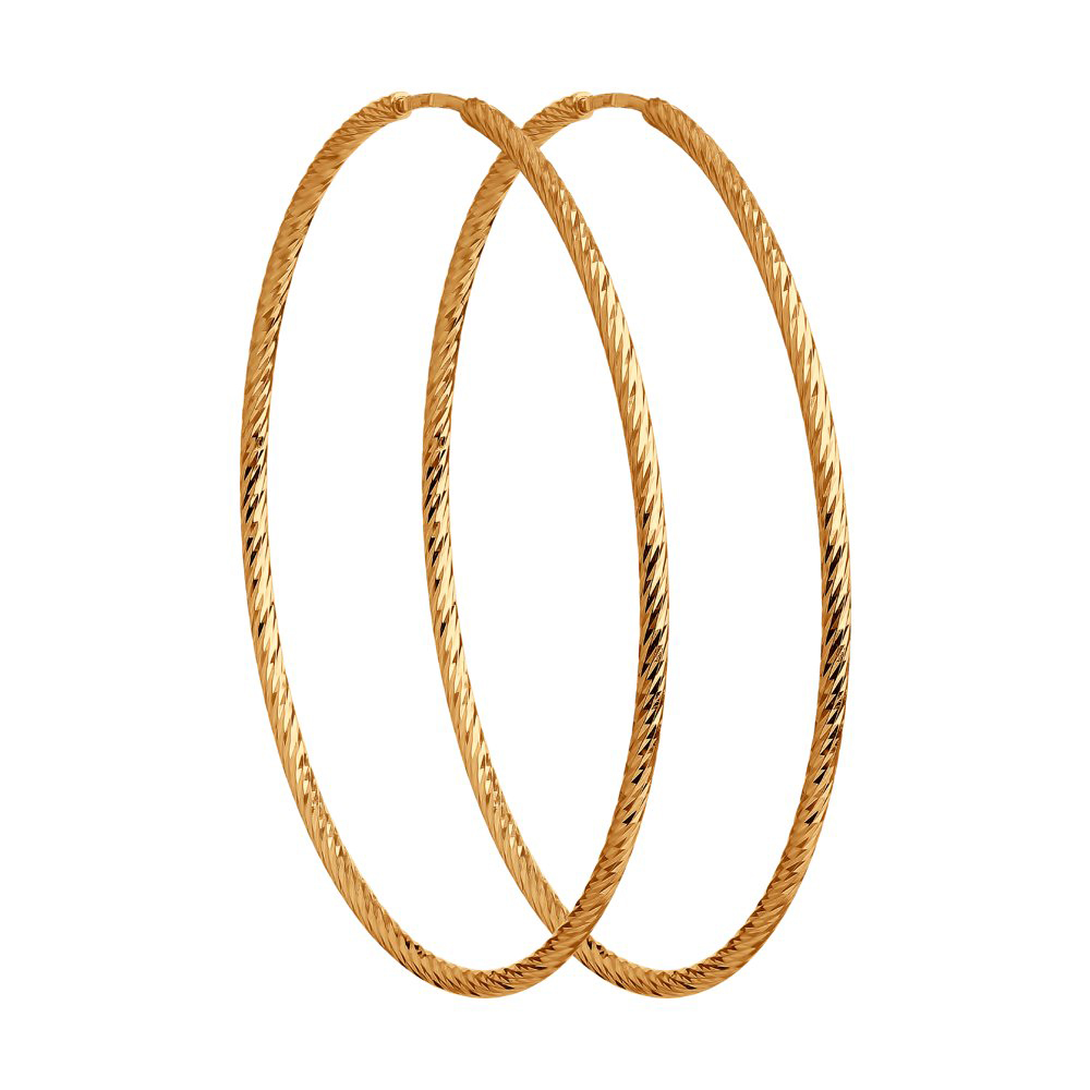 

Серьги конго из красного золота Yahont 5674, 5674