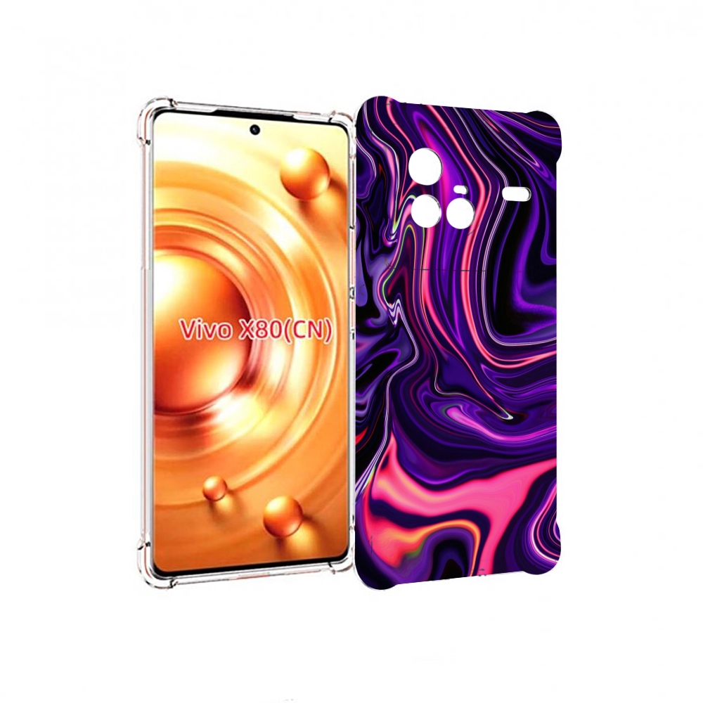 

Чехол Mypads Фиолетовые Краски Для Vivo X80, Прозрачный, Tocco