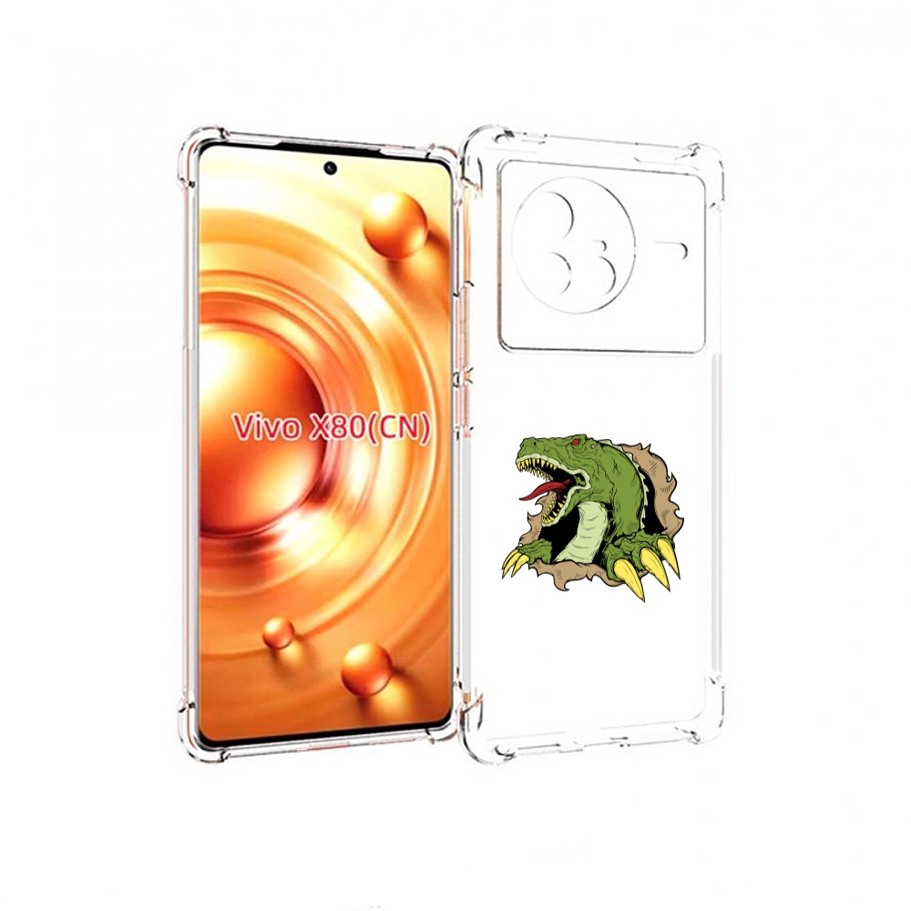 

Чехол Mypads Годзила Для Vivo X80, Прозрачный, Tocco
