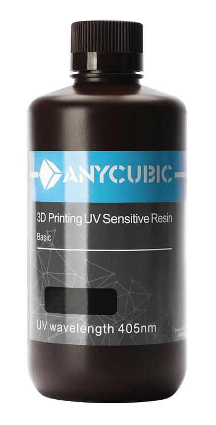 фото Фотополимер anycubic colored uv resin white, 1 л