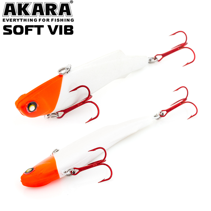 

Воблер Akara раттлин Soft Vib 45 мм 5 гр 1/6 oz 1,8 in A 3, Разноцветный, Soft Vib