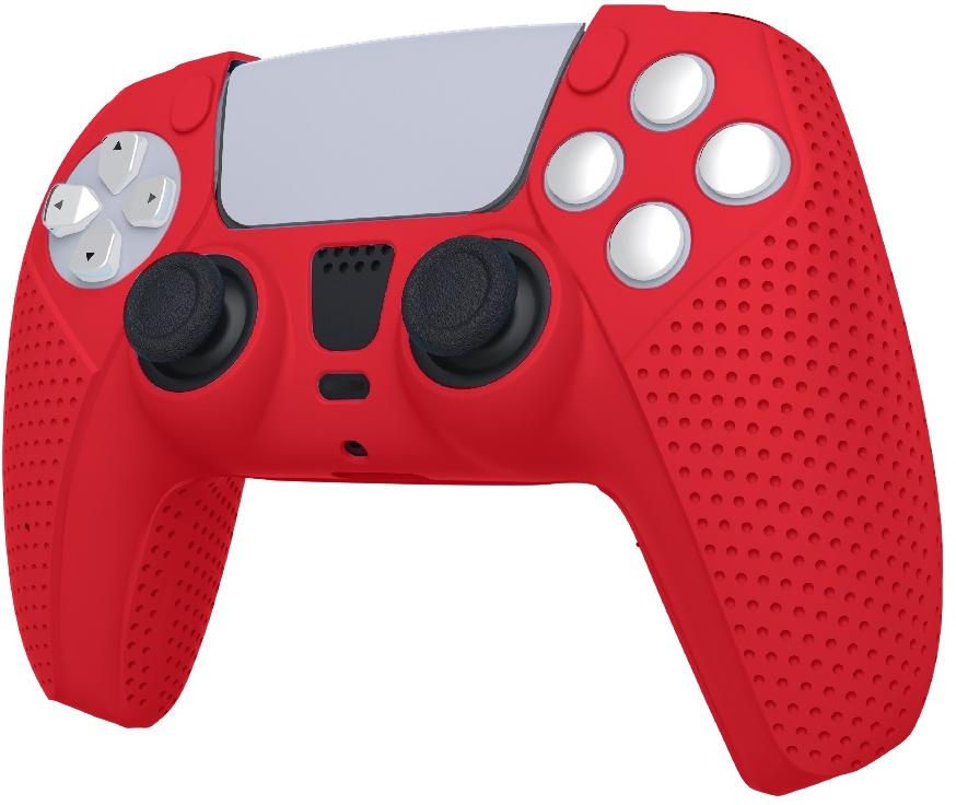 

Силиконовый чехол Body Lock Silicone Protective Cover White Shark для геймпада Playstation, Красный, Body Lock Silicone Protective Cover White Shark