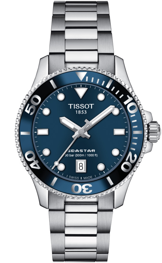 

Часы Tissot Seastar 1000 36MM T120.210.11.041.00, T1202101104100