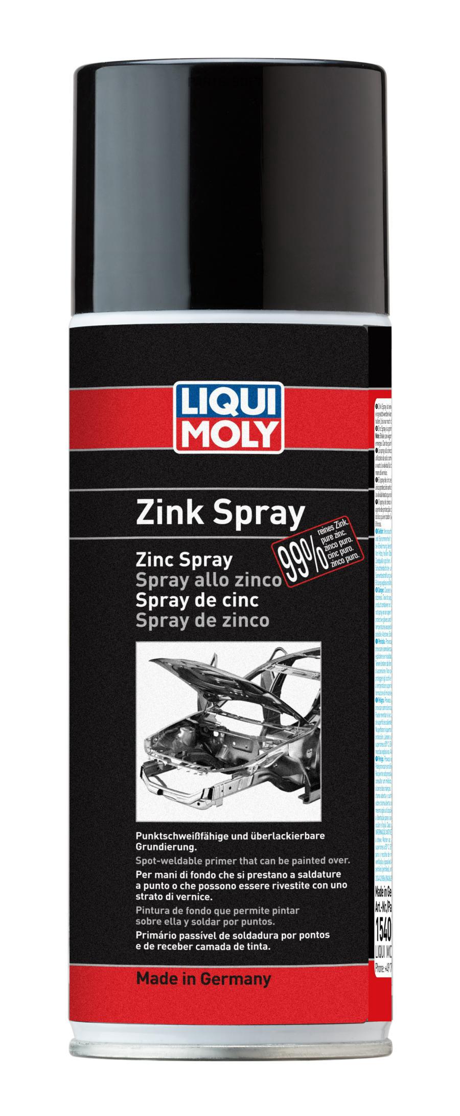 

1540 LIQUI MOLY Цинковая грунтовка Zink Spray (0,4л)