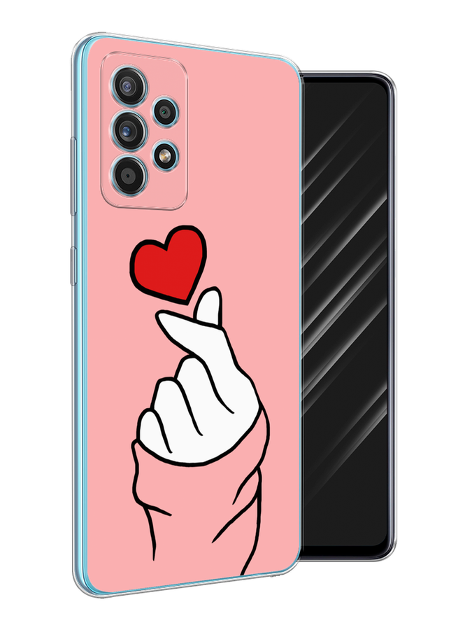 

Чехол Awog на Samsung Galaxy A52 / Самсунг A52 "Милое сердечко", Разноцветный, 2102450-7