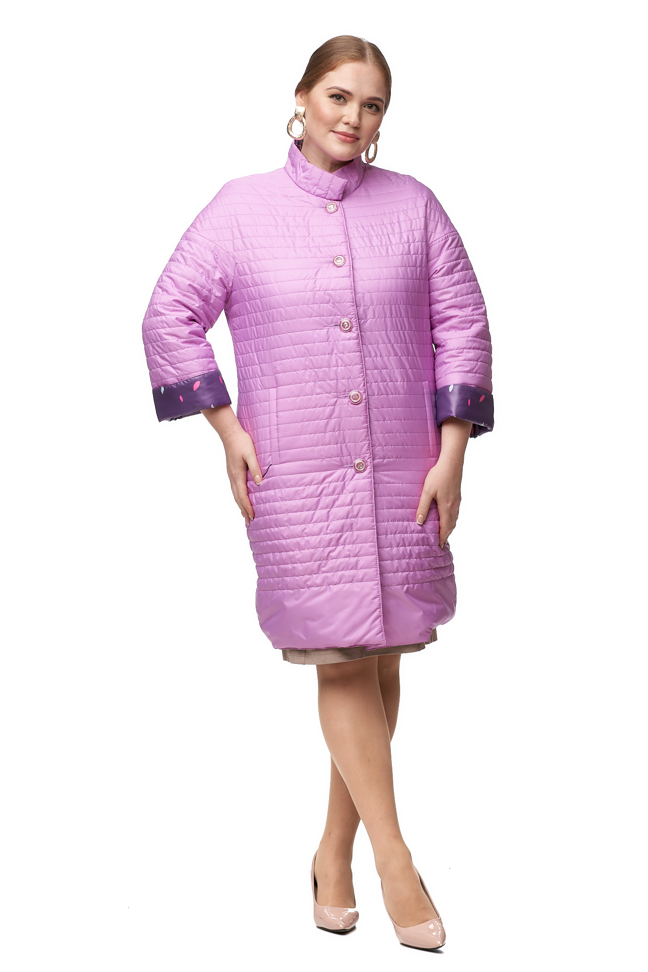 

Пальто женское МОСМЕХА 8015974 фиолетовое 50 RU, Фиолетовый, 8015974