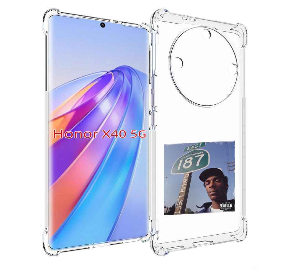 

Чехол MyPads Snoop Dogg NEVA LEFT для Honor X40, Прозрачный, Tocco