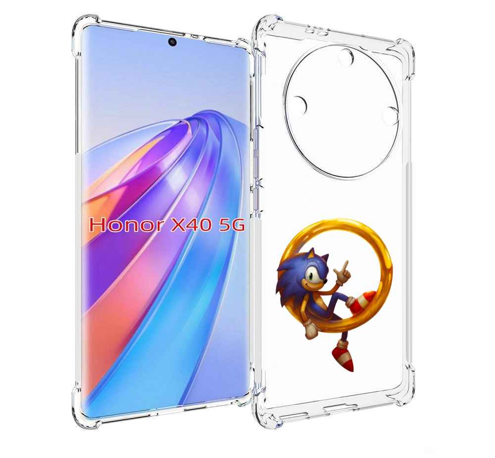 

Чехол MyPads Sonic-R для Honor X40, Прозрачный, Tocco