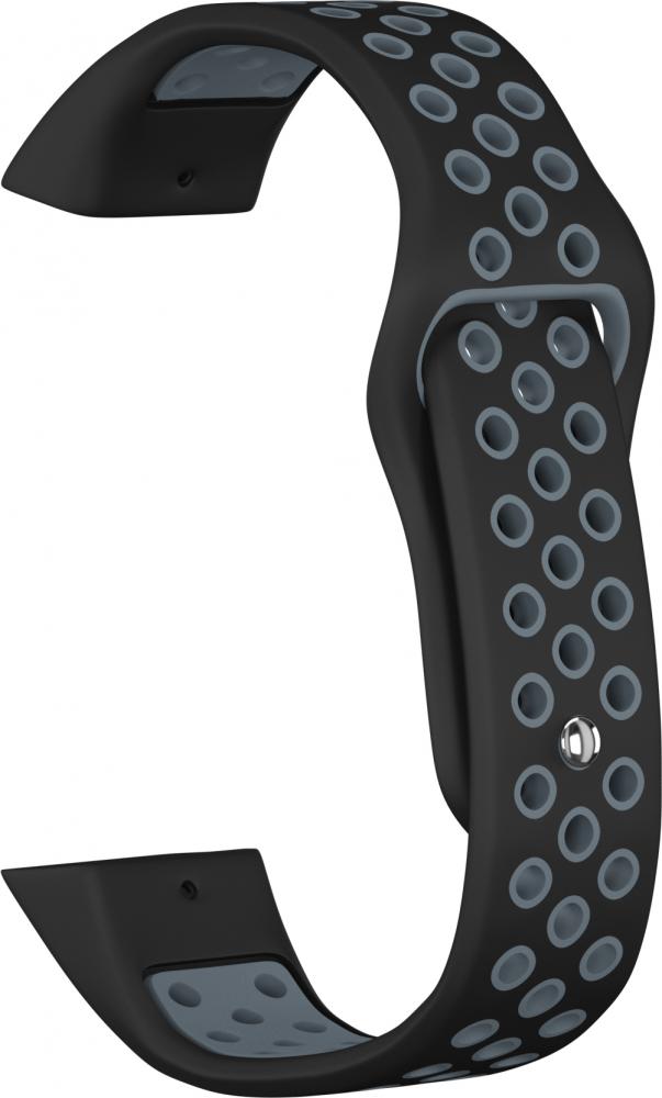 

Ремешок силиконовый GSMIN Sport Edition для фитнес браслета Honor Band 3 (Черно-серый), Ремешок силиконовый GSMIN Sport Edition для фитнес браслета Honor Band 3