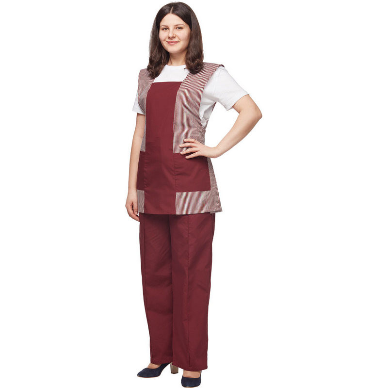 

Костюм рабочий NoBrand 292962-K бордовый 52-54, 170-176
