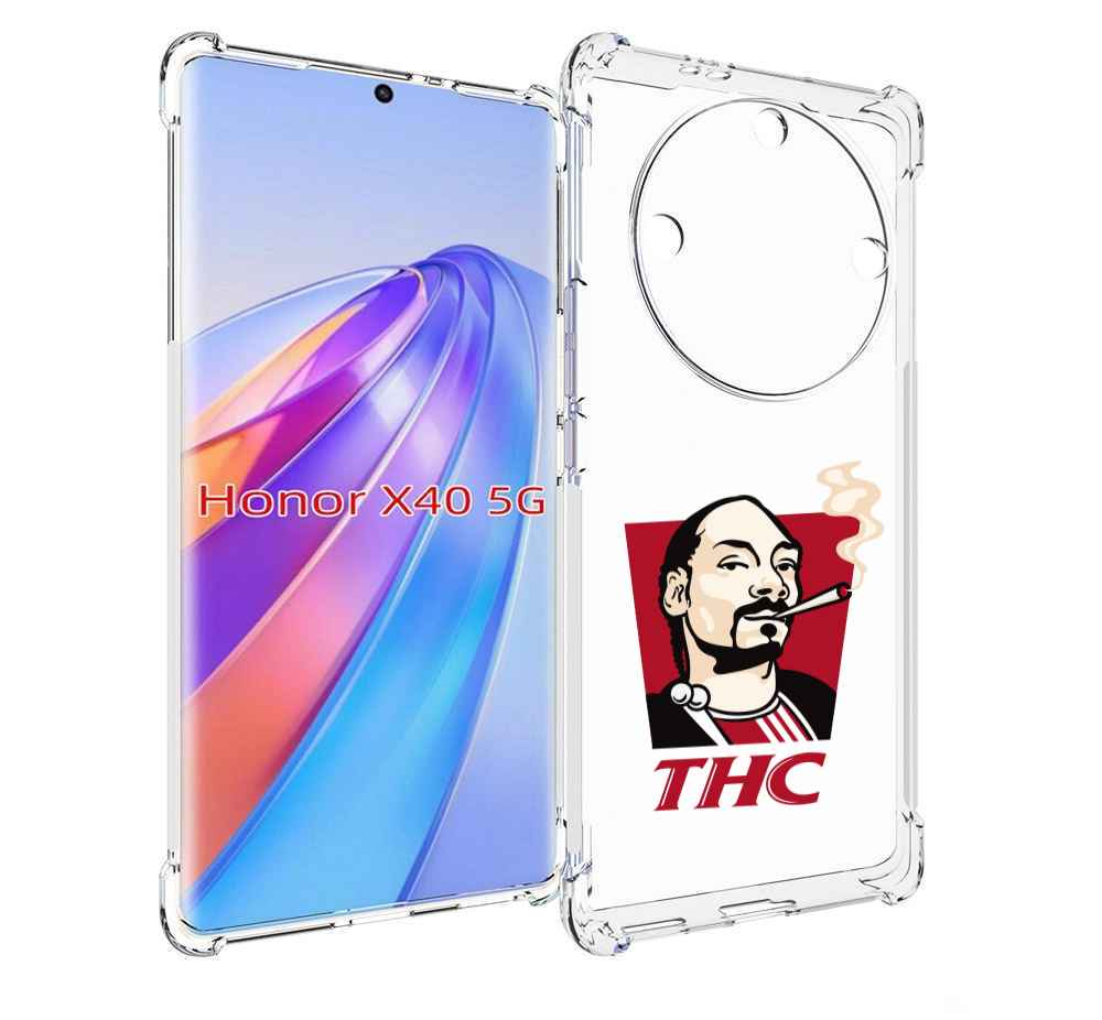 

Чехол MyPads THC для Honor X40, Прозрачный, Tocco