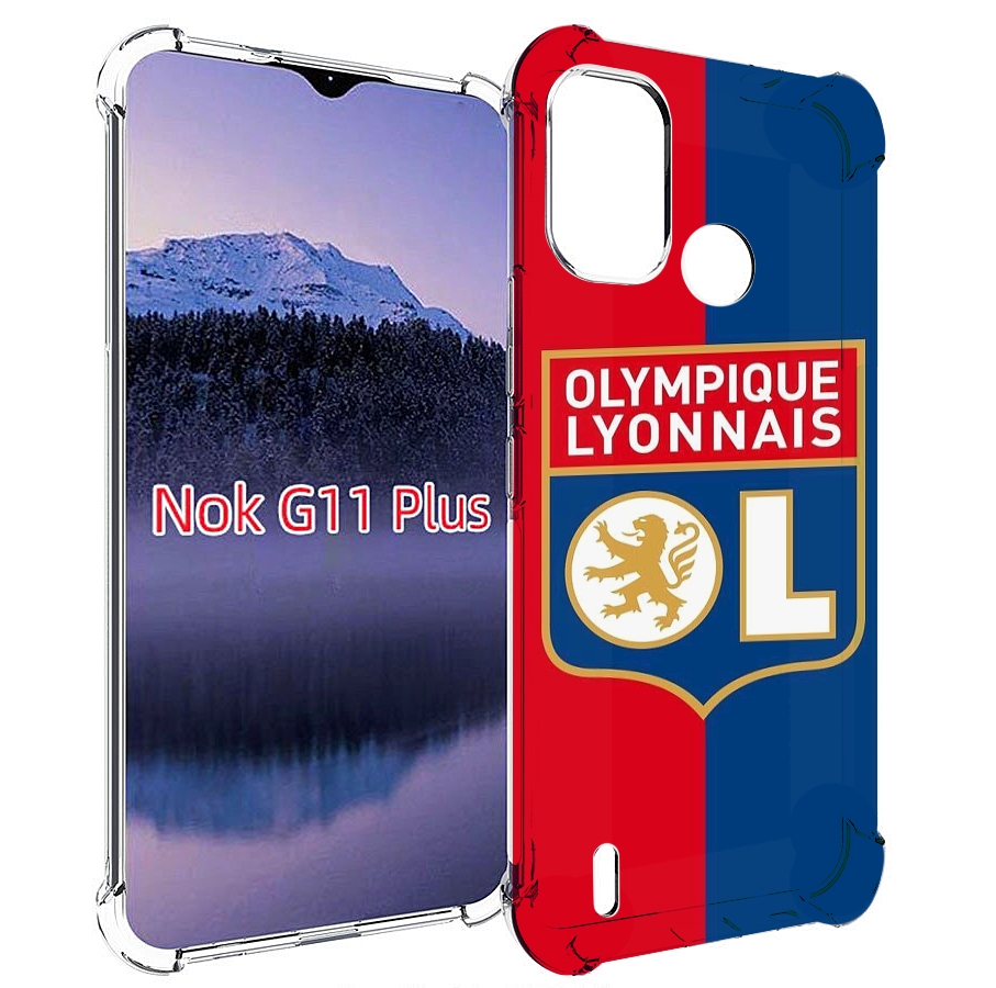 

Чехол MyPads фк лион эмблема для Nokia G11 Plus, Прозрачный, Tocco