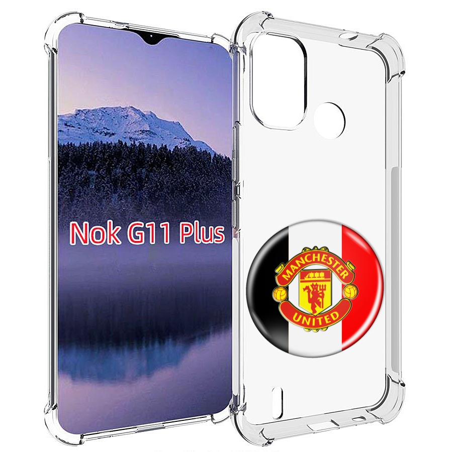 Чехол MyPads фк манчестер юнаи?тед мужской для Nokia G11 Plus