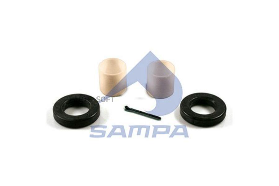 

SAMPA 095506 SA095.506_р/к оси захвата сцепного устр.! (мр) 2подуш.+2втулки+шпл\ Rockinger