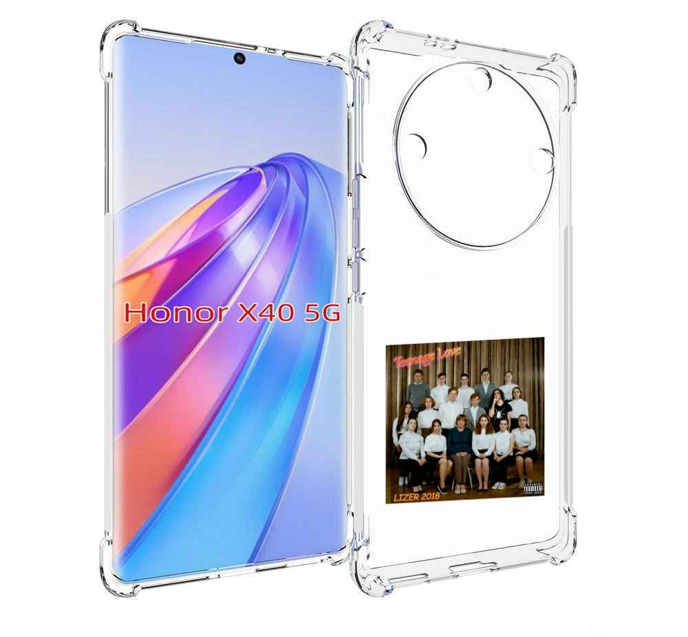 

Чехол MyPads Teenage Love LIZER для Honor X40, Прозрачный, Tocco