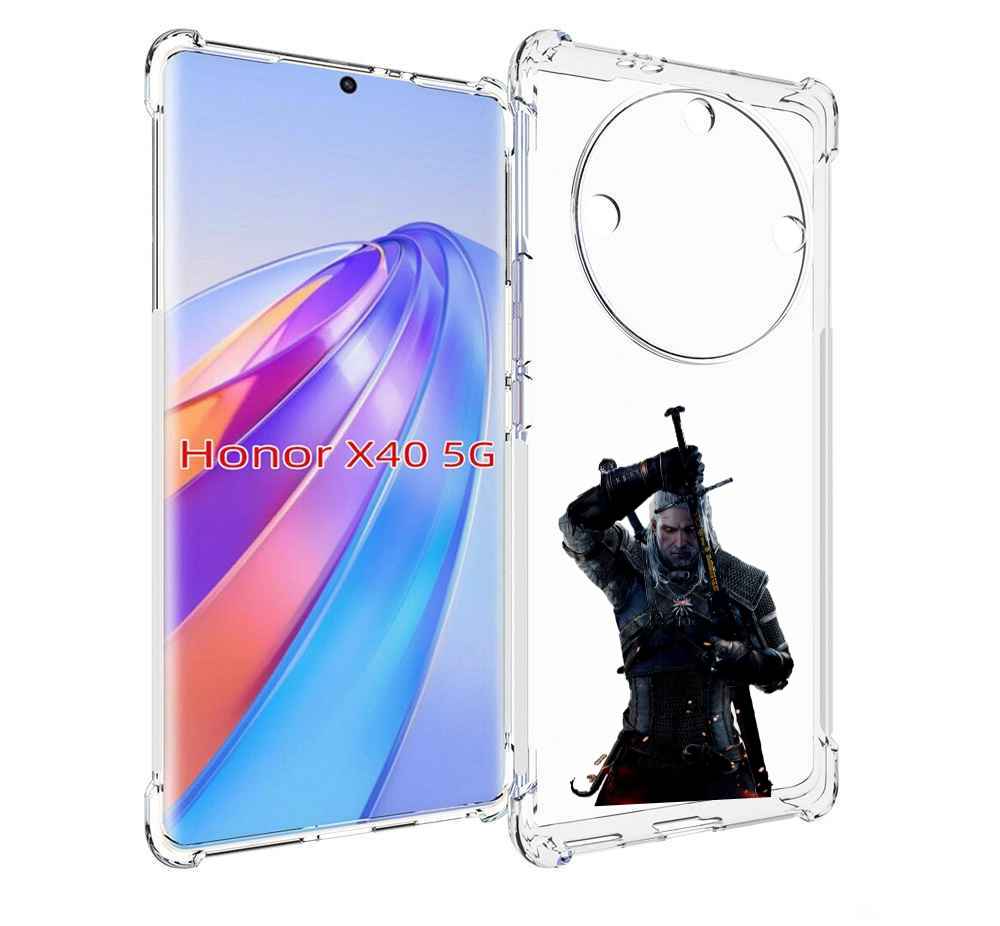 

Чехол MyPads The-Witcher-3-Ведьмак для Honor X40, Прозрачный, Tocco